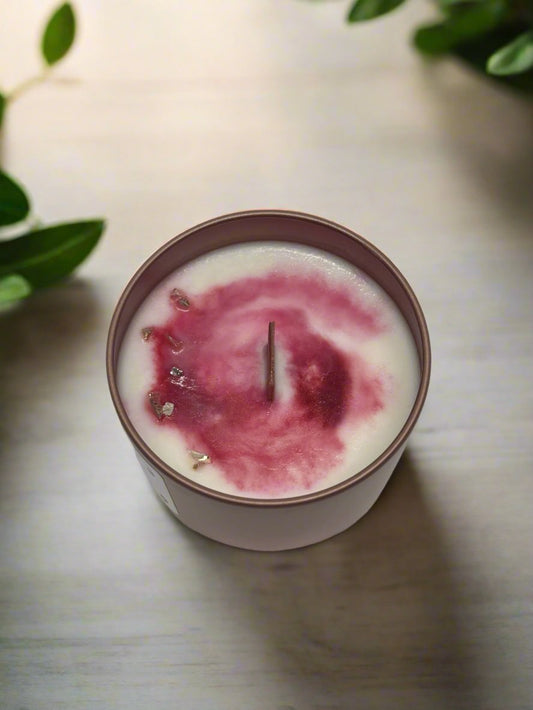 Vanilla swirl candles