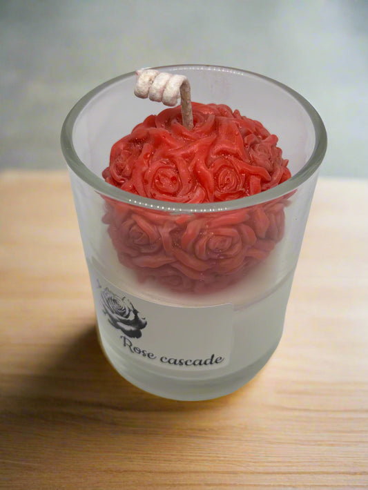 Rose Cascade candles