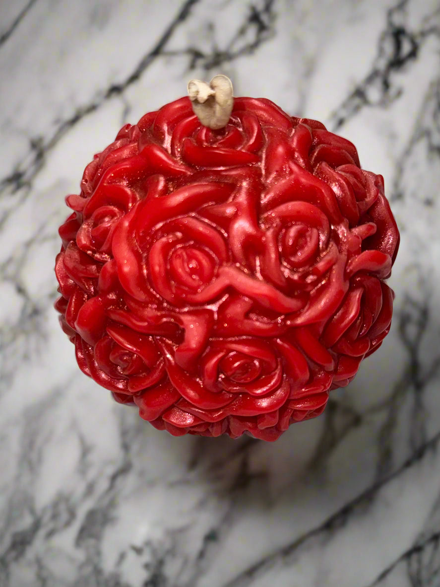 Rose Garden Pillar candles