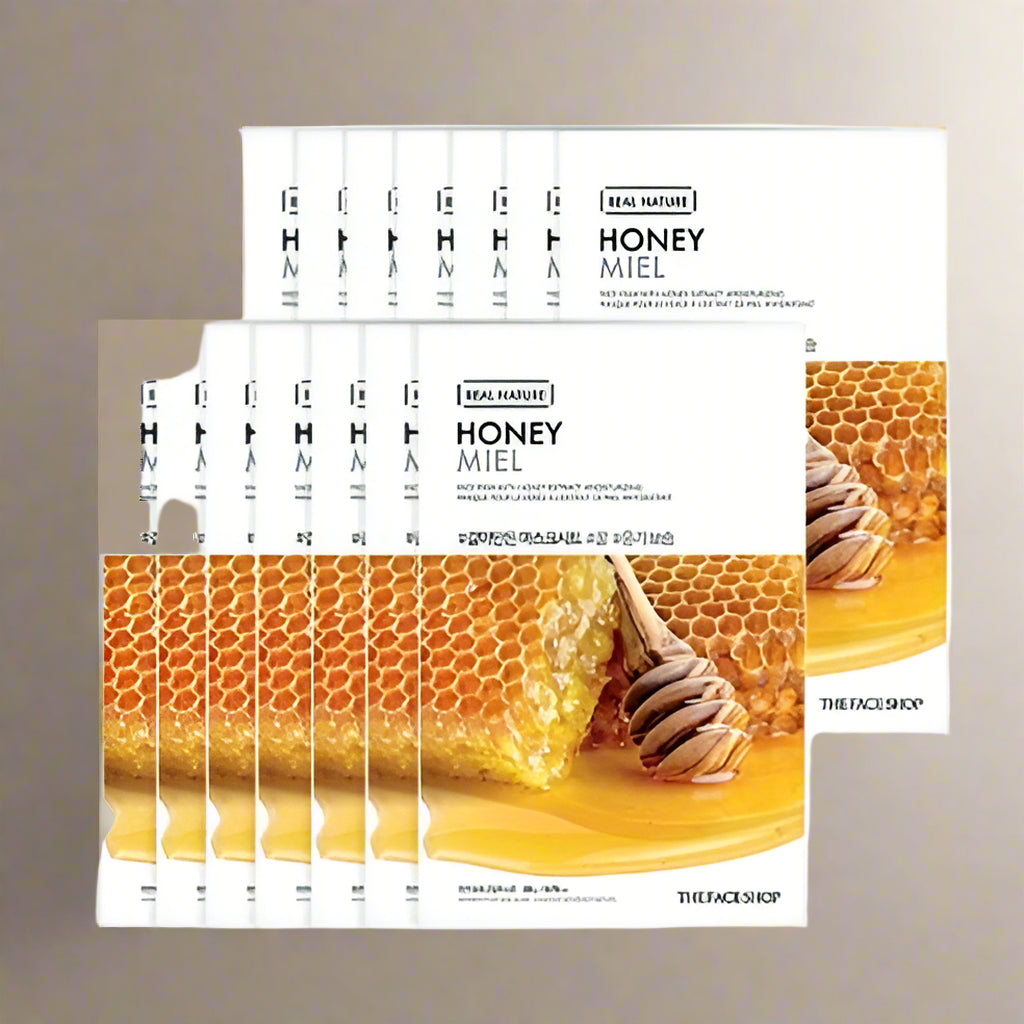 THE FACE SHOP REAL NATURE Face Mask #Honey (20g X 10ea)
