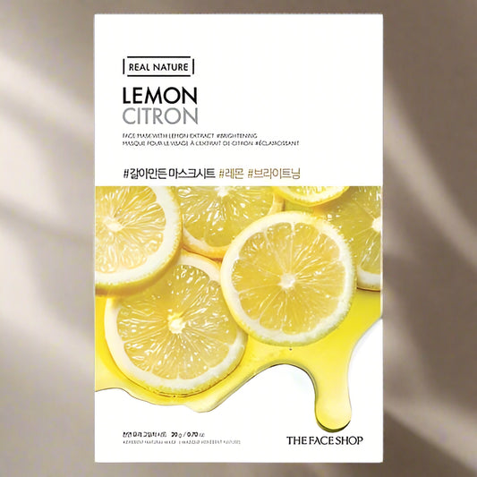THE FACE SHOP REAL NATURE Face Mask #Lemon (20g X 10ea)