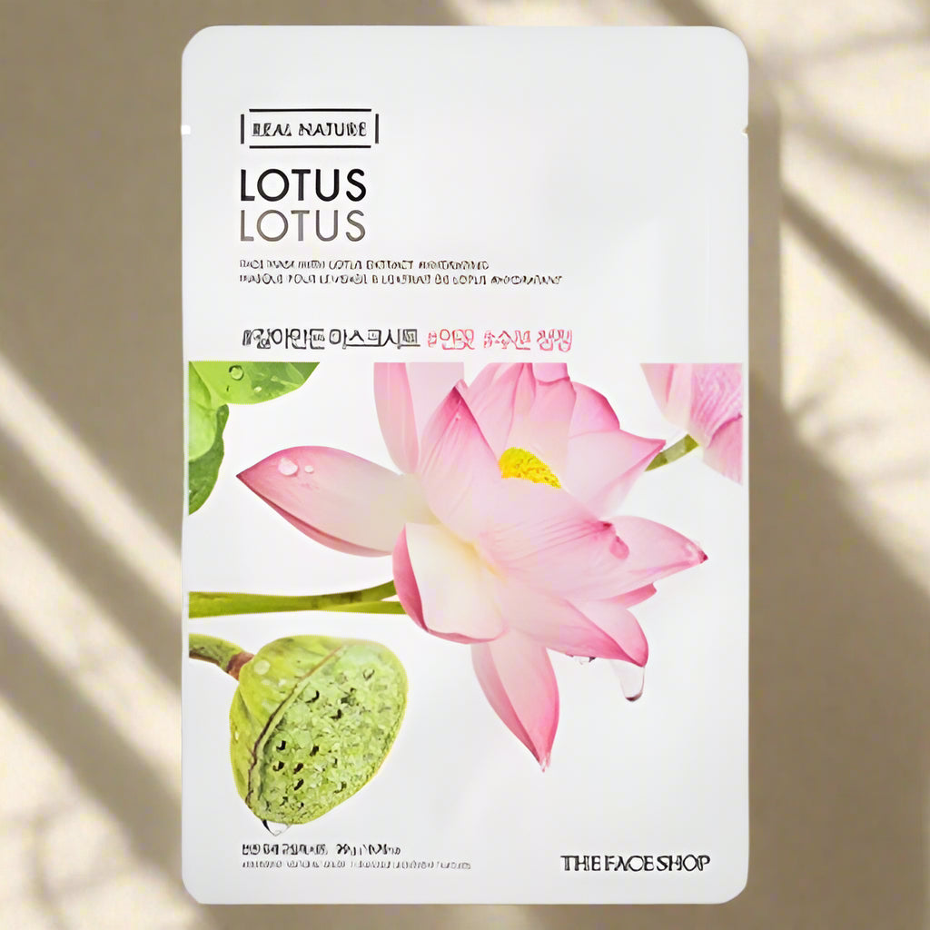 THE FACE SHOP Real Nature Face Mask #Lotus (20g X 10ea)
