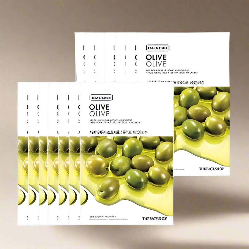 THE FACE SHOP REAL NATURE Face Mask #Olive (20g X 10ea)