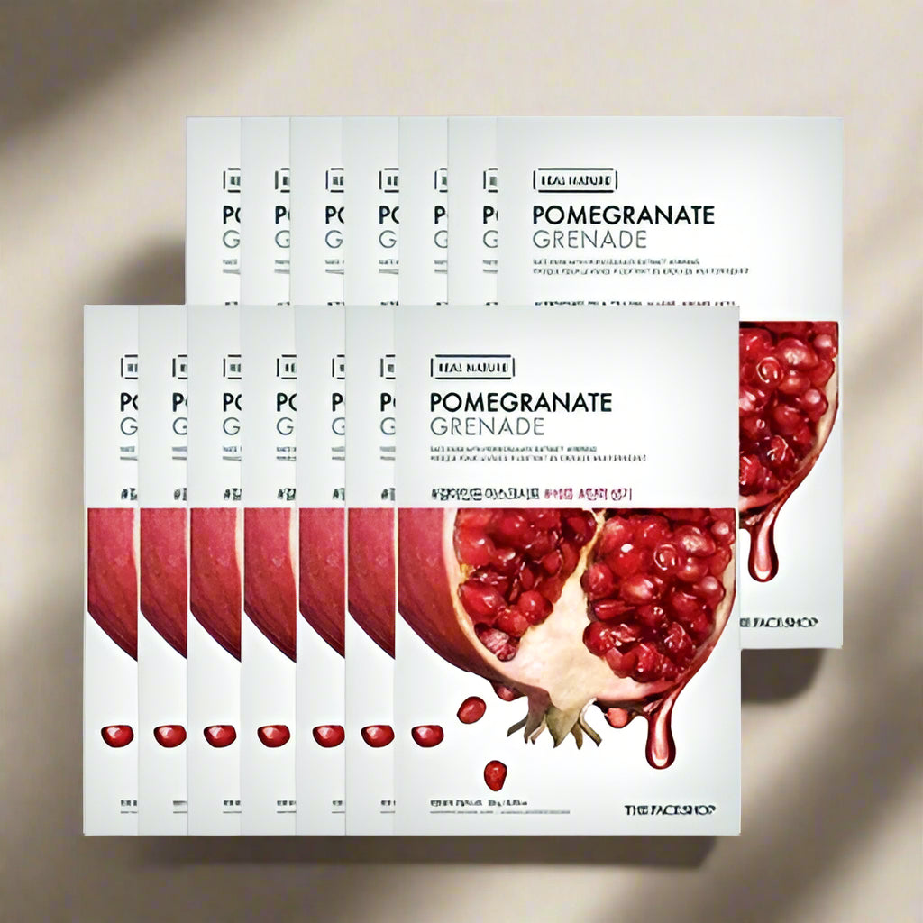 THE FACE SHOP REAL NATURE Face Mask #Pomegranate (20g X 10ea)