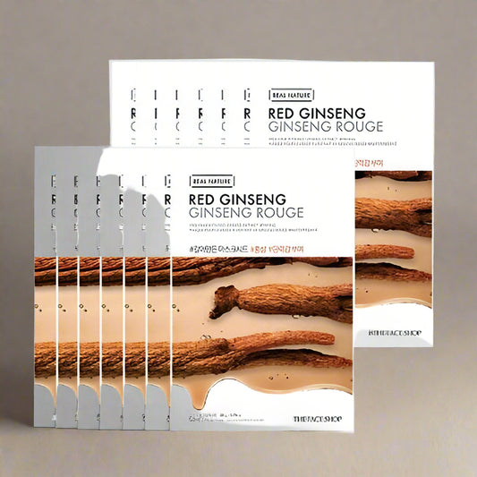 THE FACE SHOP REAL NATURE Face Mask #Red Ginseng (20g X 10ea)