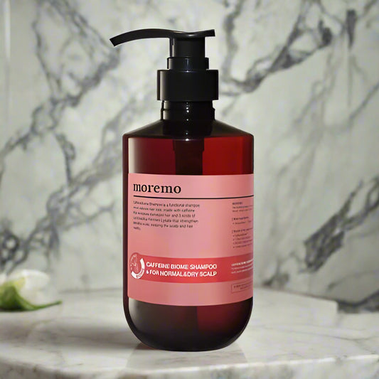 moremo CAFFEINE BIOME SHAMPOO FOR NORMAL & DRY SCALP 500ml