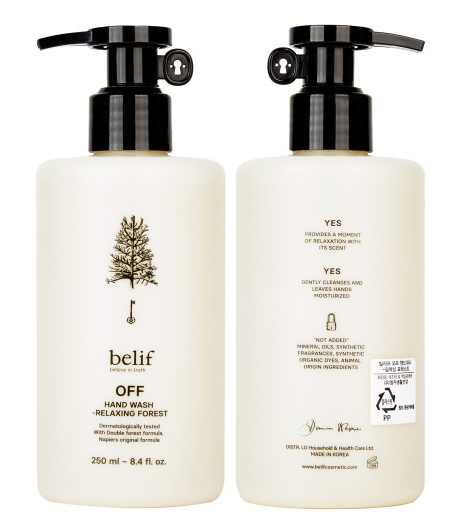 Gel lavant pour les mains belif Off 250 ml (2 types)
