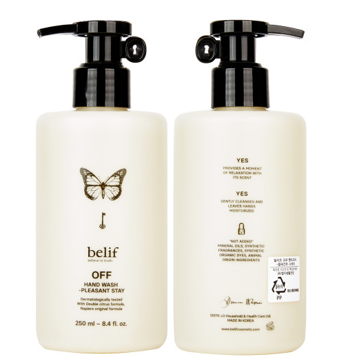 Gel lavant pour les mains belif Off 250 ml (2 types)