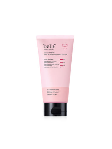 belif Super Knights Nettoyant raffermissant pour les pores Vegan Pack 150 ml