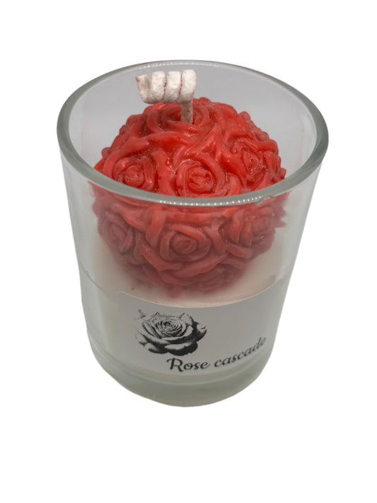 Rose Cascade candles