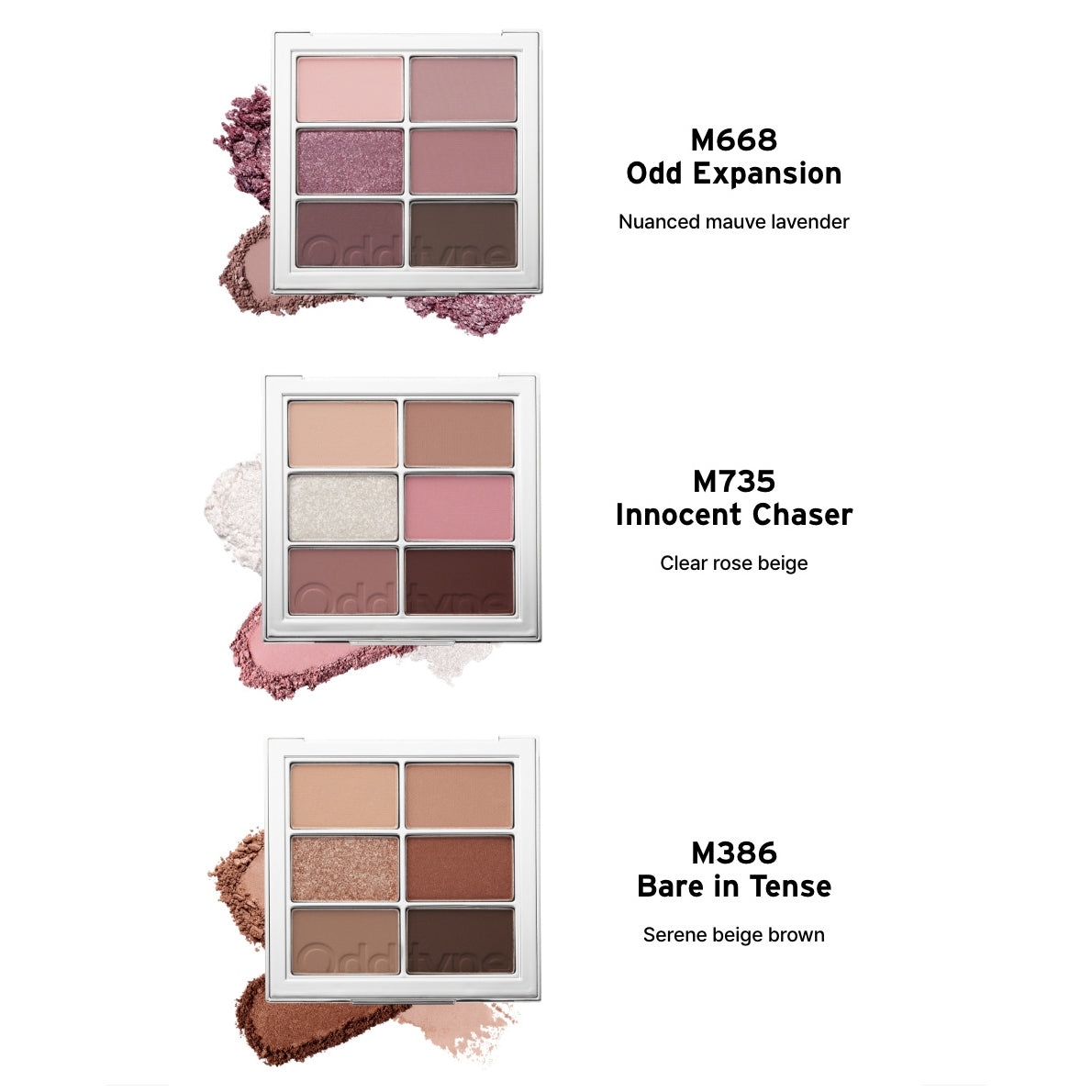Palette pour les yeux Oddtype Mute Sleek